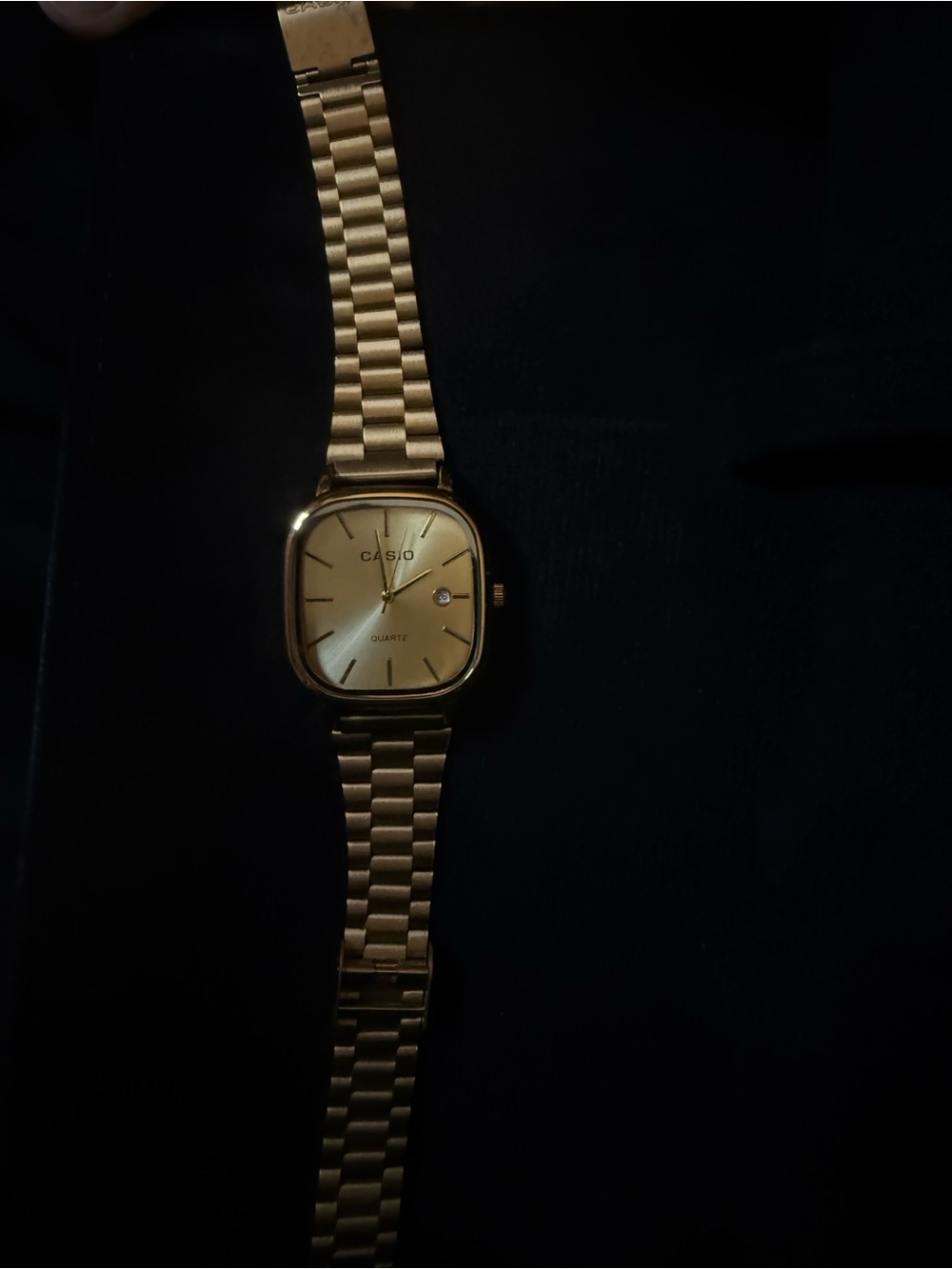 Casio Men's Goldtone Classic Bracelet Watch vintage style